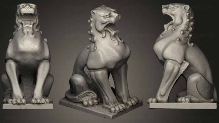 Animal figurines (STKJ_0337) 3D model for CNC machine